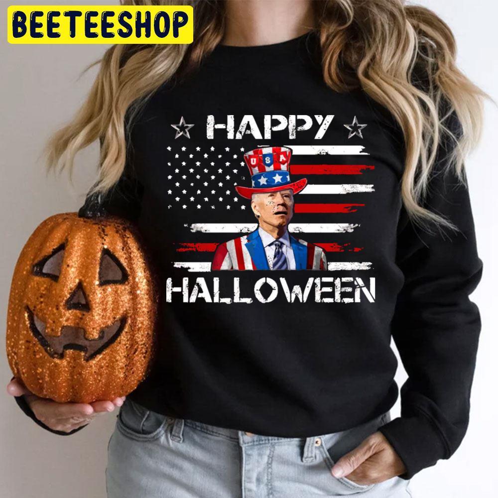 American Flag 4th Of July Funny Joe Biden Happy Halloween Confused 4th Of July Beeteeshop Trending Unisex T-Shirt American Flag 4th Of July Funny Joe Biden Happy Halloween Confused 4th Of July Beeteeshop Trending Unisex T-Shirt