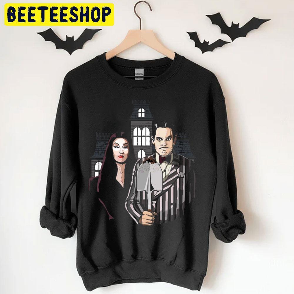 American Spooky The Addams Family Happy Halloween Beeteeshop Trending Unisex T-Shirt American Spooky The Addams Family Happy Halloween Beeteeshop Trending Unisex T-Shirt