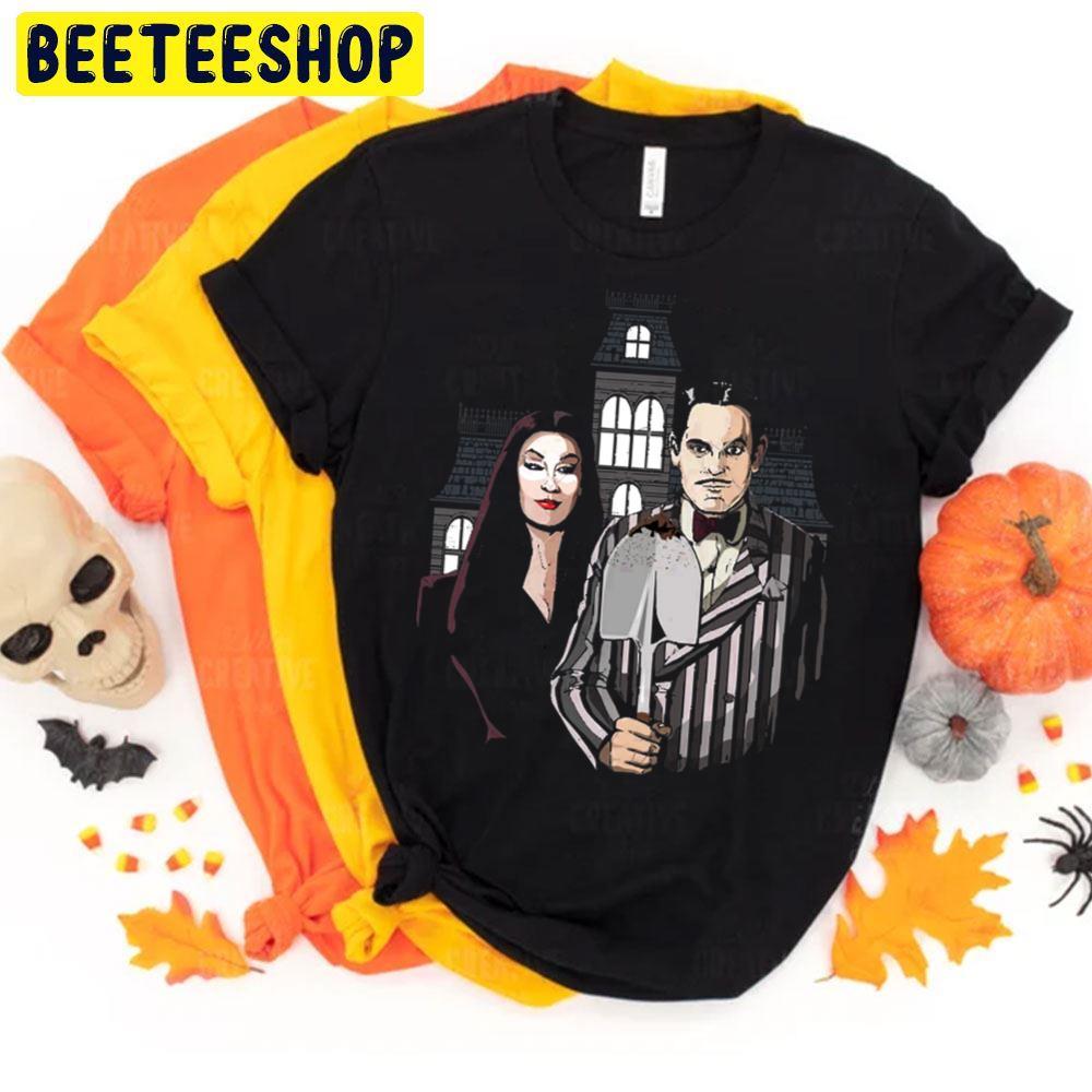 American Spooky The Addams Family Happy Halloween Beeteeshop Trending Unisex T-Shirt American Spooky The Addams Family Happy Halloween Beeteeshop Trending Unisex T-Shirt