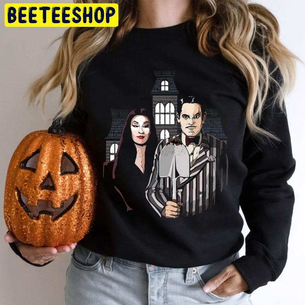 American Spooky The Addams Family Happy Halloween Beeteeshop Trending Unisex T-Shirt American Spooky The Addams Family Happy Halloween Beeteeshop Trending Unisex T-Shirt