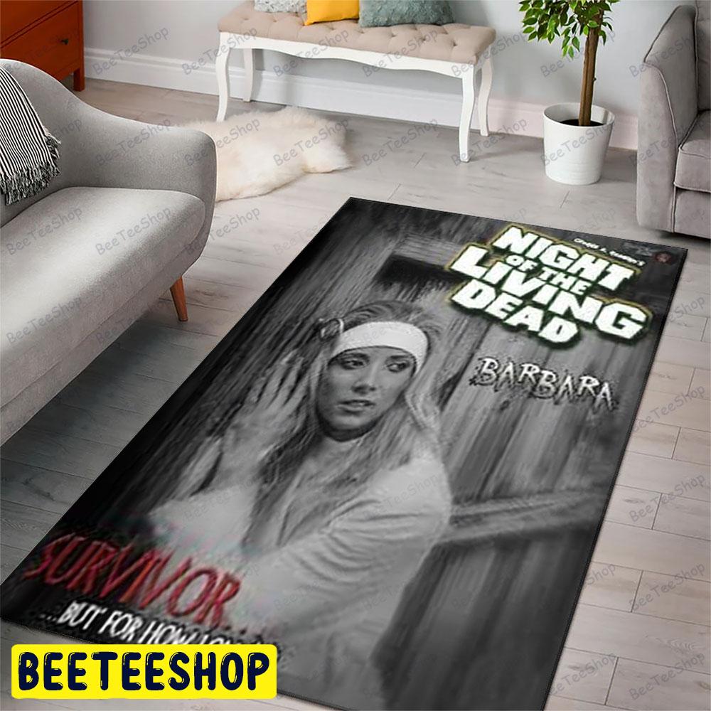 Barbara Night Of The Living Dead Halloween Beeteeshop Rug Rectangle Barbara Night Of The Living Dead Halloween Beeteeshop Rug Rectangle