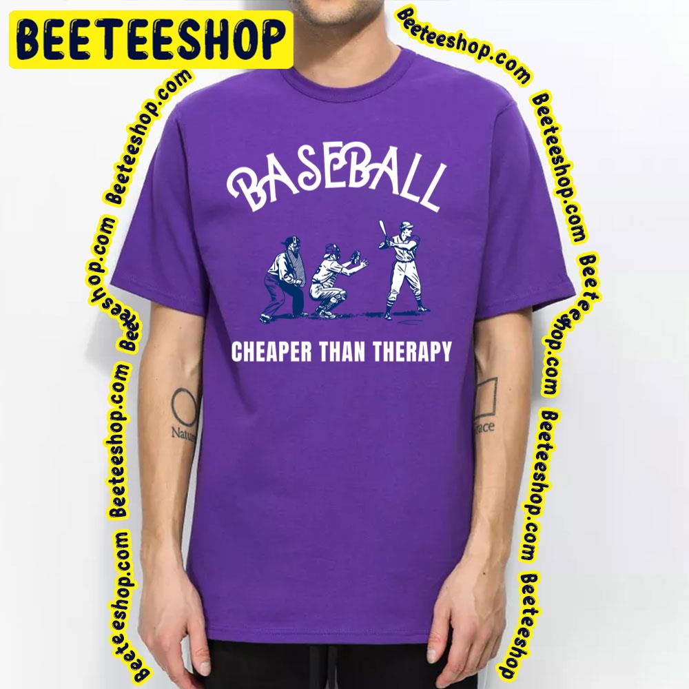 Baseball Therapy Game Trending Unisex T-Shirt Baseball Therapy Game Trending Unisex T-Shirt