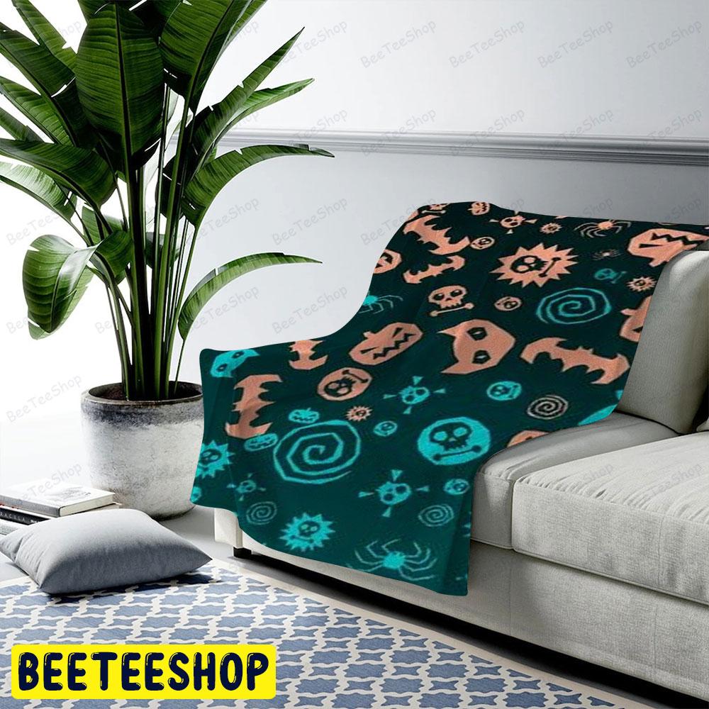 Bats Cats Pumpkins Halloween Pattern 197 Beeteeshop US Cozy Blanket Bats Cats Pumpkins Halloween Pattern 197 Beeteeshop US Cozy Blanket