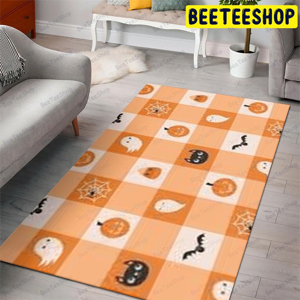 Bats Ghosts Pumpkins Halloween Pattern 071 Beeteeshop Rug Rectangle Bats Ghosts Pumpkins Halloween Pattern 071 Beeteeshop Rug Rectangle