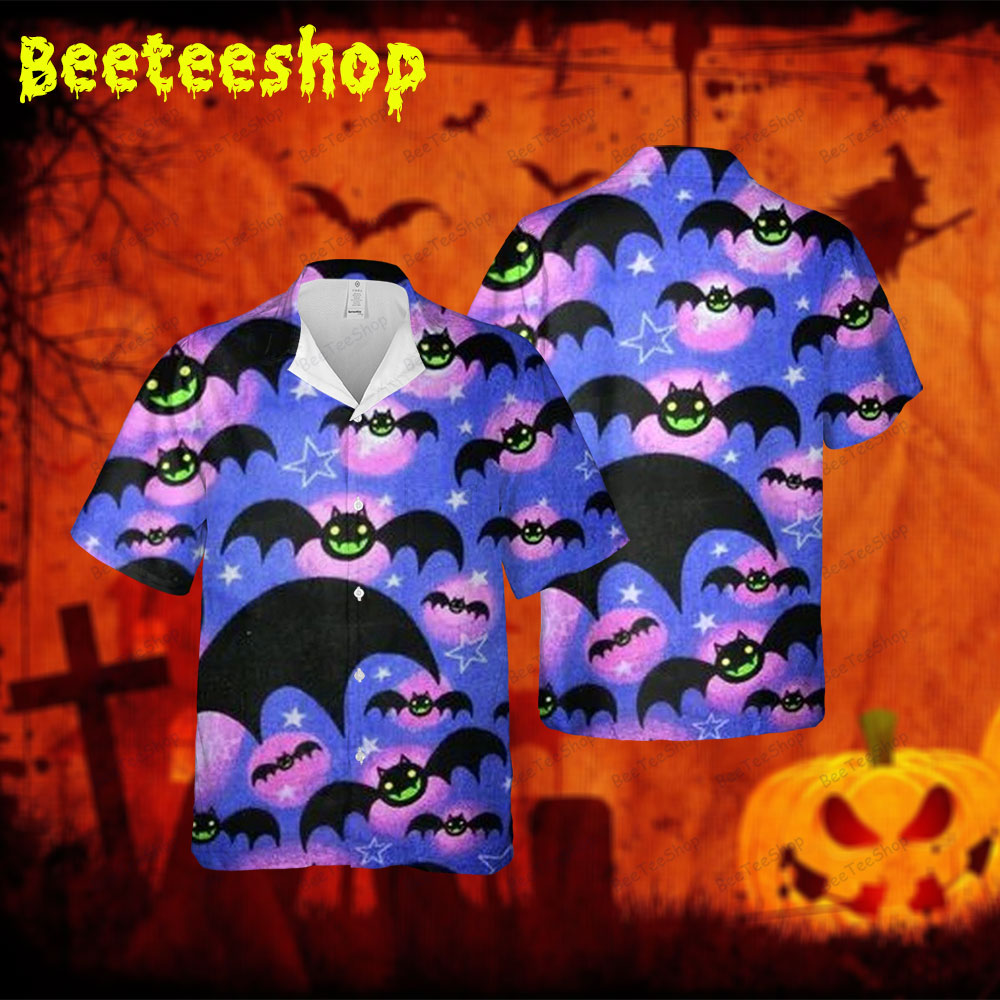 Bats Halloween 133 Spread Collar Hawaii Shirt Bats Halloween 133 Spread Collar Hawaii Shirt