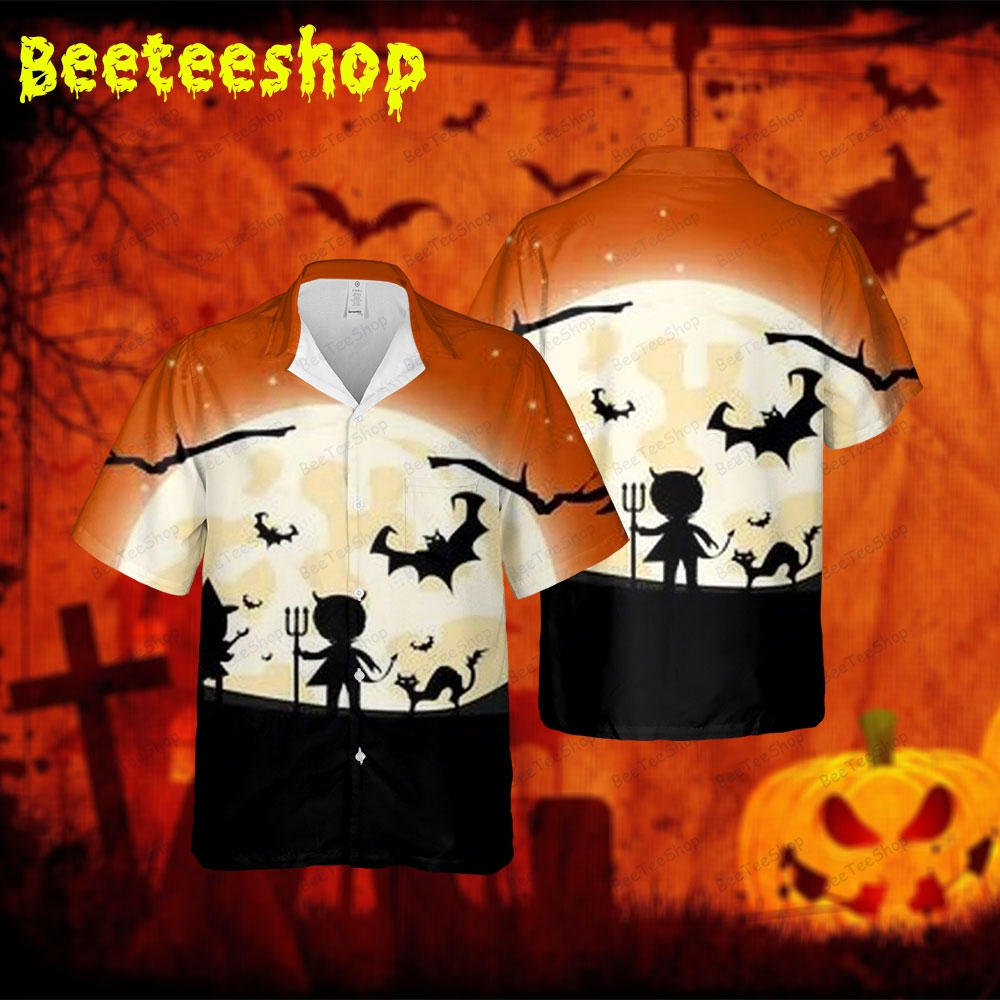 Bats Halloween 198 Spread Collar Hawaii Shirt Bats Halloween 198 Spread Collar Hawaii Shirt