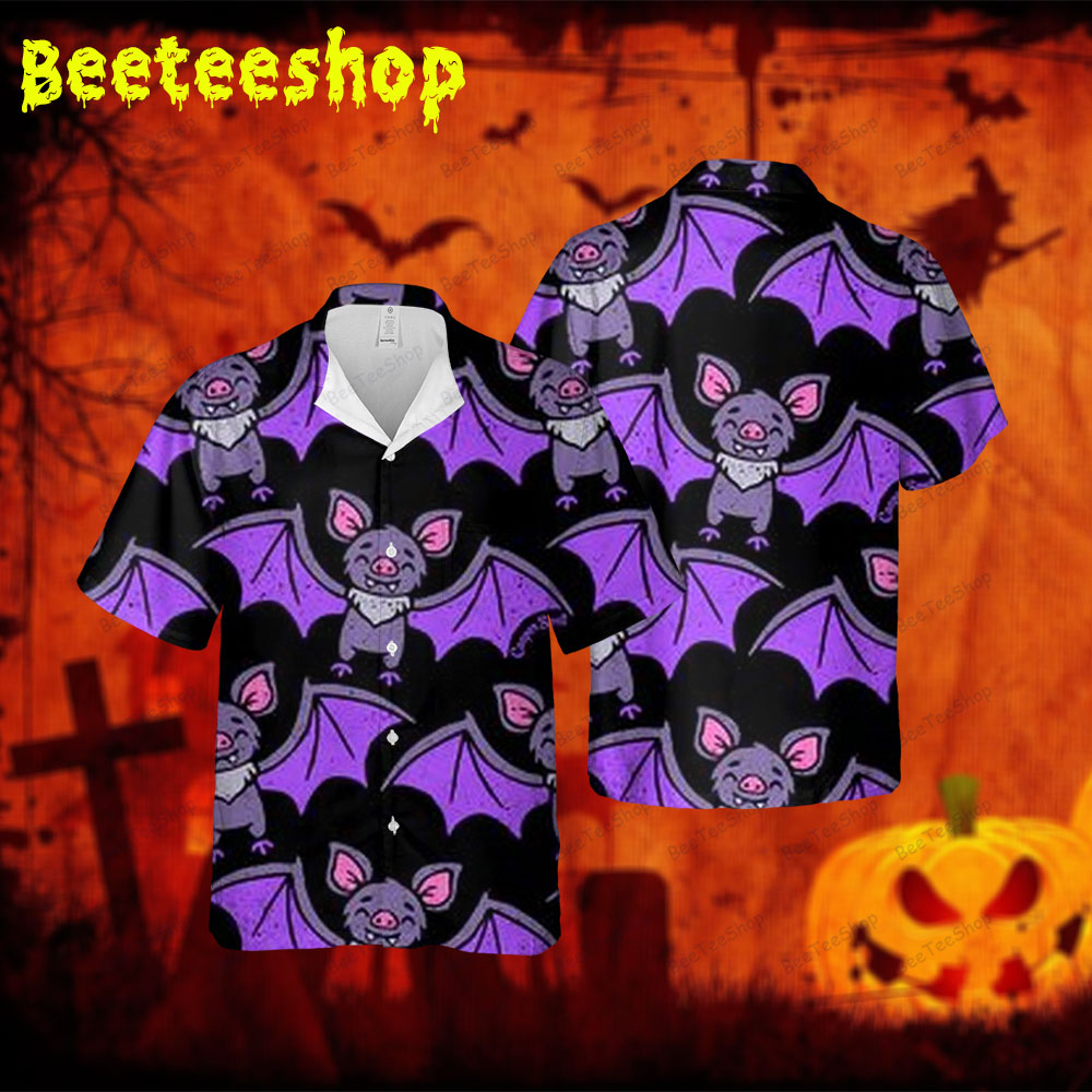 Bats Halloween 4 Spread Collar Hawaii Shirt Bats Halloween 4 Spread Collar Hawaii Shirt