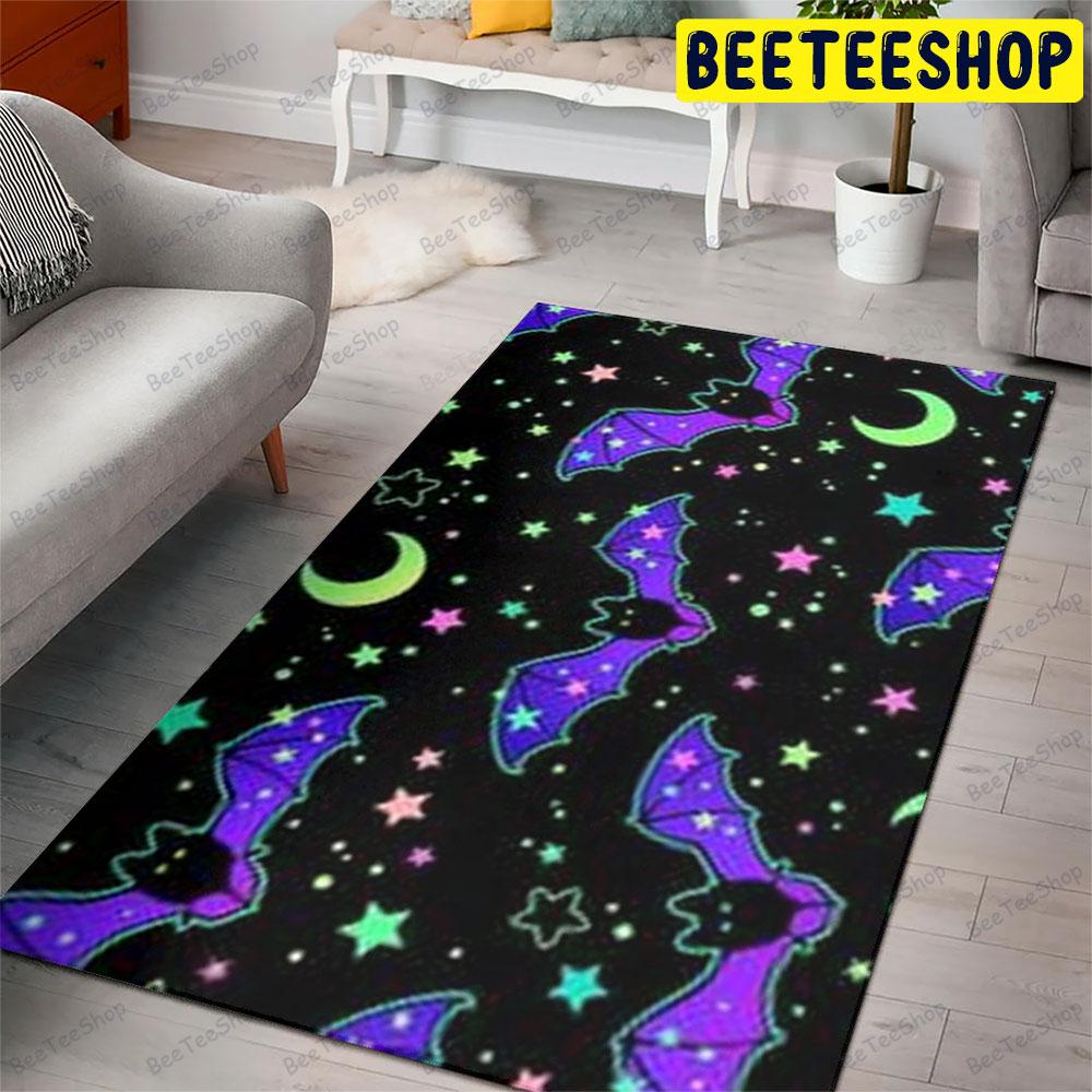 Bats Halloween Pattern 12 Beeteeshop Rug Rectangle Bats Halloween Pattern 12 Beeteeshop Rug Rectangle