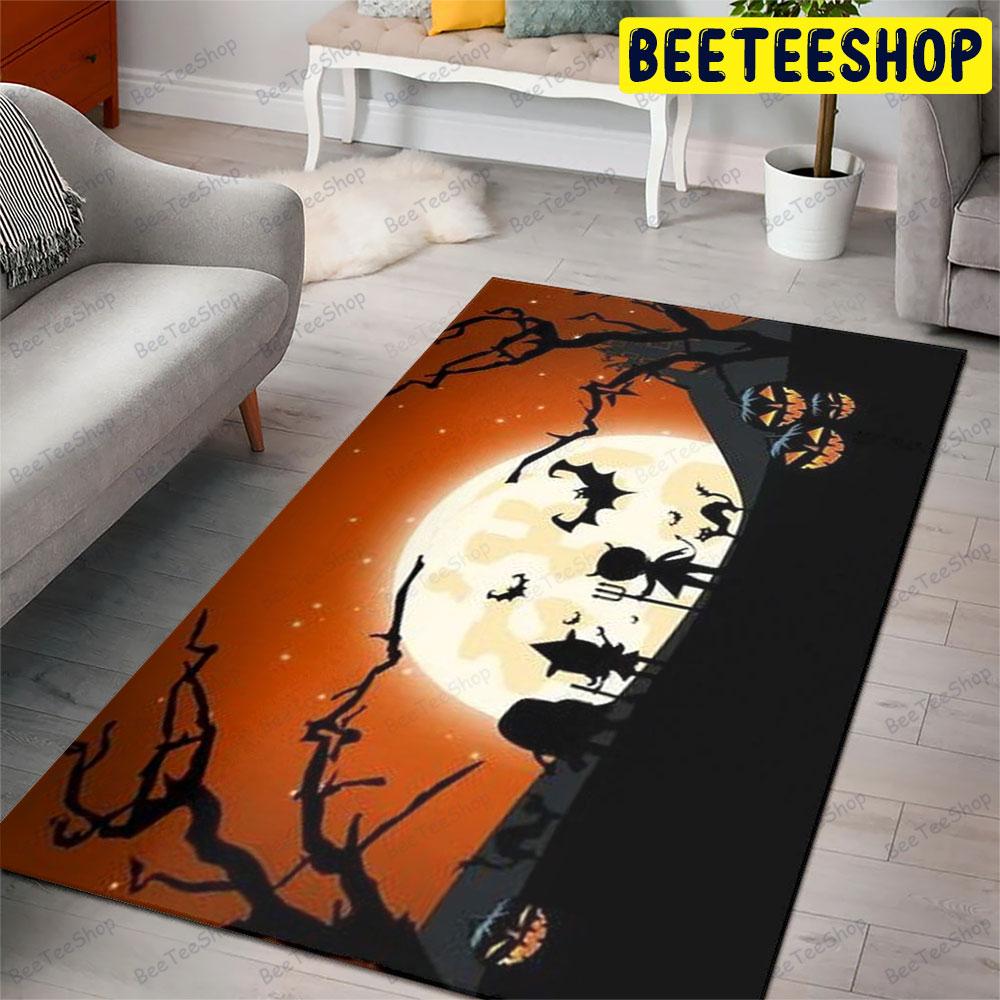 Bats Halloween Pattern 198 Beeteeshop Rug Rectangle Bats Halloween Pattern 198 Beeteeshop Rug Rectangle