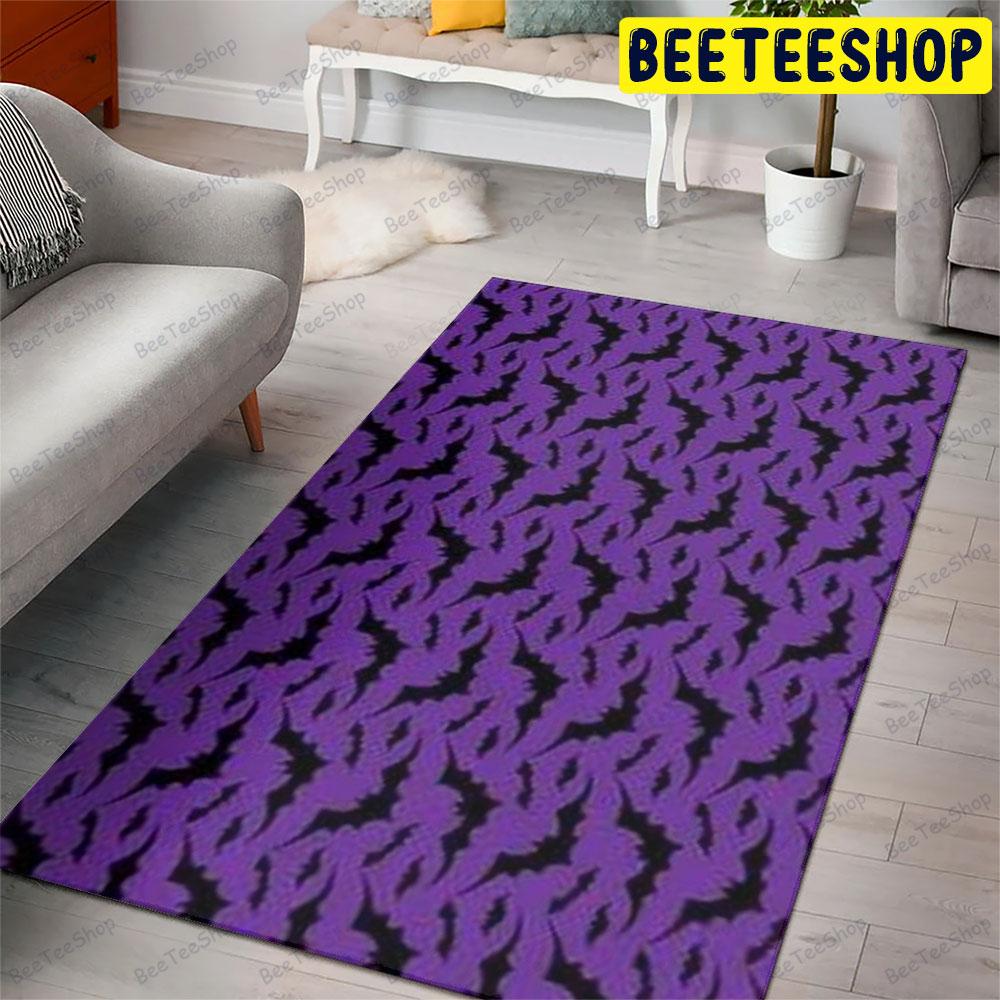 Bats Halloween Pattern 370 Beeteeshop Rug Rectangle Bats Halloween Pattern 370 Beeteeshop Rug Rectangle