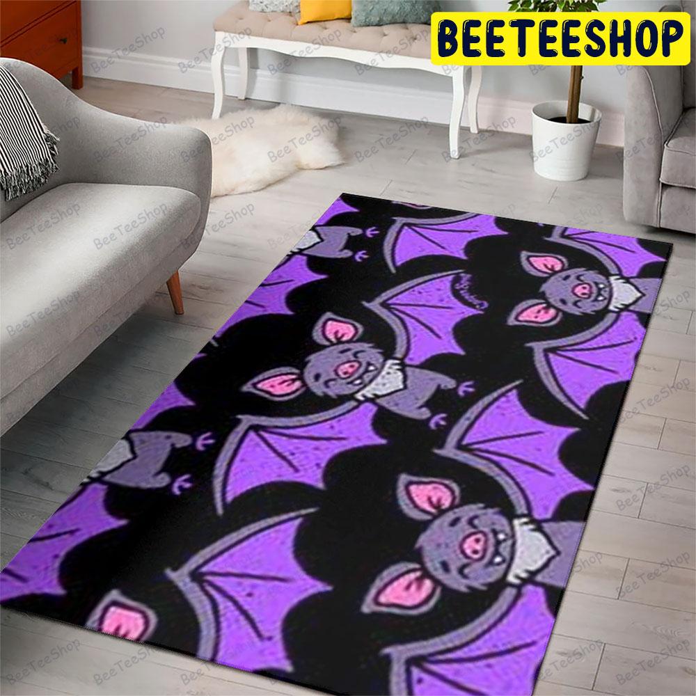 Bats Halloween Pattern 4 Beeteeshop Rug Rectangle Bats Halloween Pattern 4 Beeteeshop Rug Rectangle