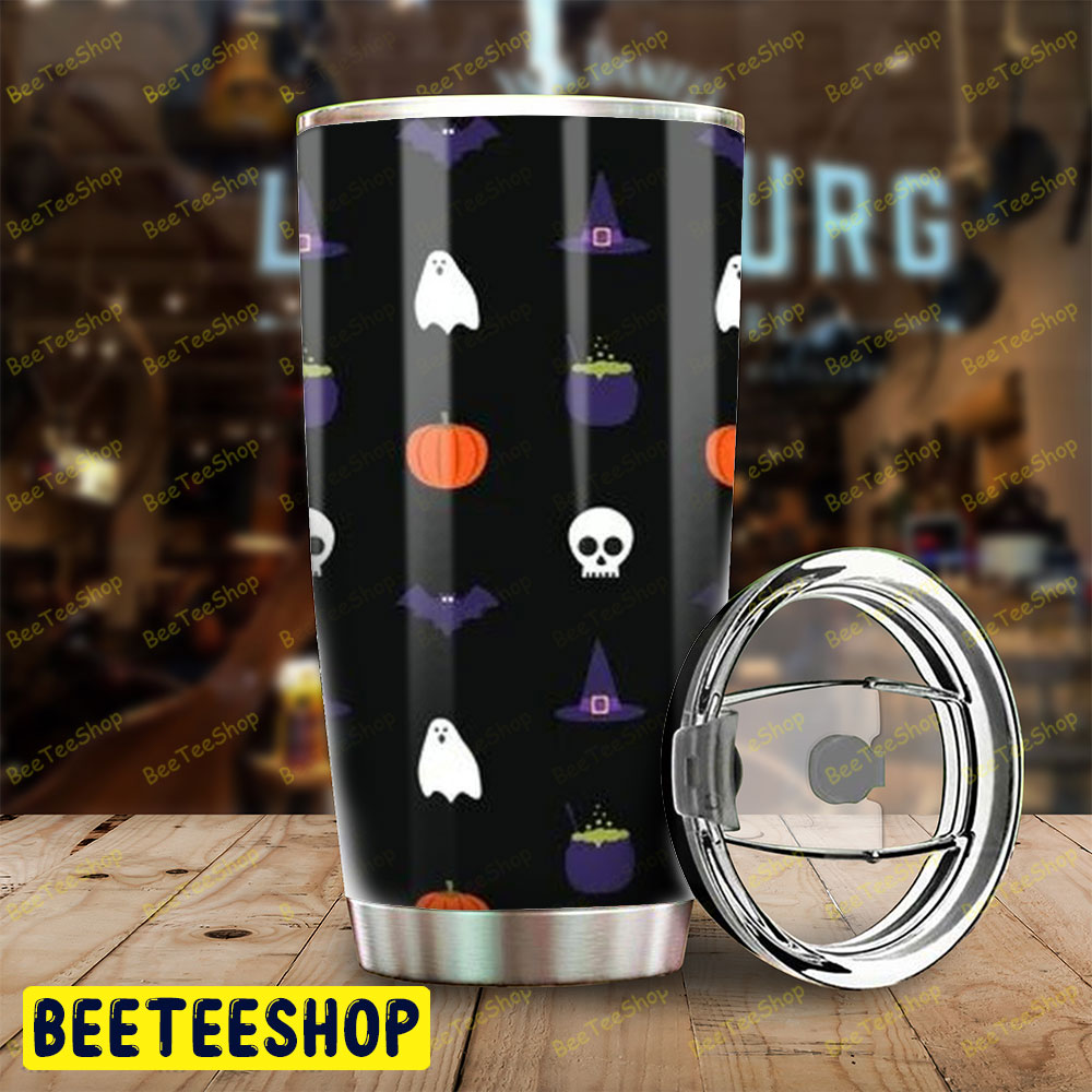 Bats Pumpkins Halloween Pattern 032 Tumbler Bats Pumpkins Halloween Pattern 032 Tumbler