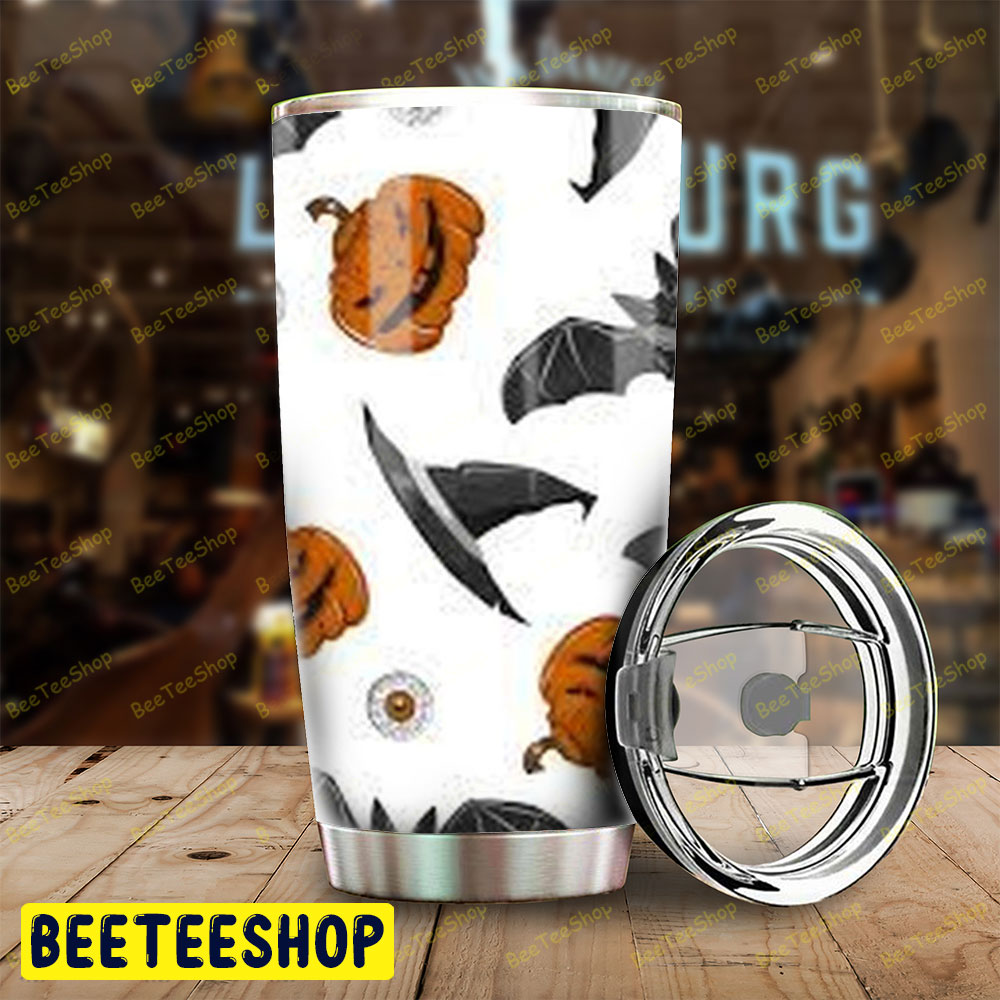 Bats Pumpkins Halloween Pattern 089 Tumbler Bats Pumpkins Halloween Pattern 089 Tumbler