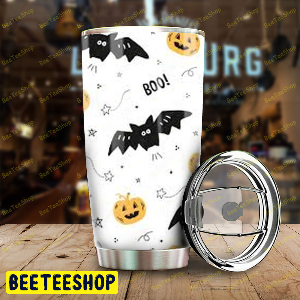 Bats Pumpkins Halloween Pattern 145 Tumbler Bats Pumpkins Halloween Pattern 145 Tumbler
