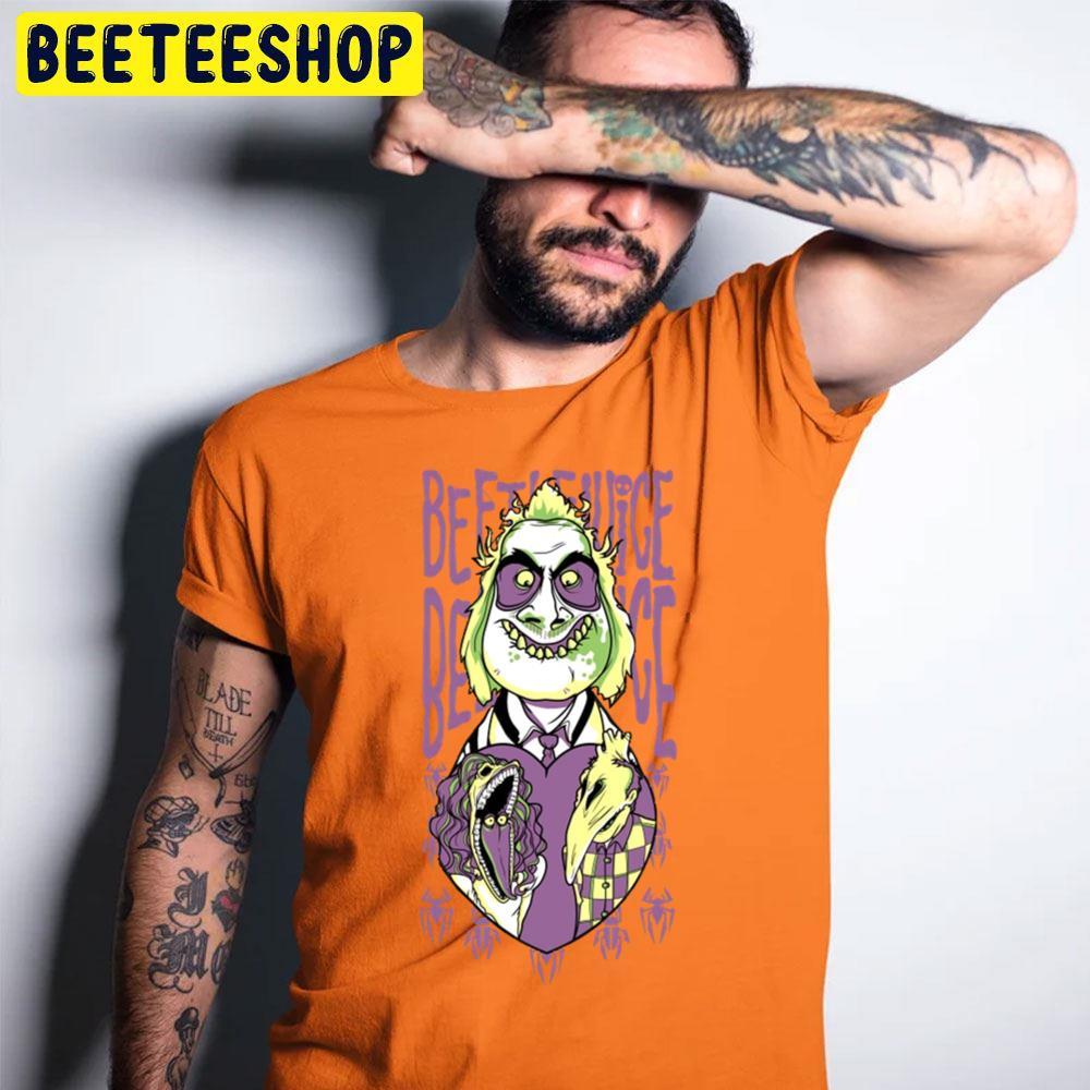 Bee Beetlejuice Happy Halloween Beeteeshop Trending Unisex T-Shirt Bee Beetlejuice Happy Halloween Beeteeshop Trending Unisex T-Shirt