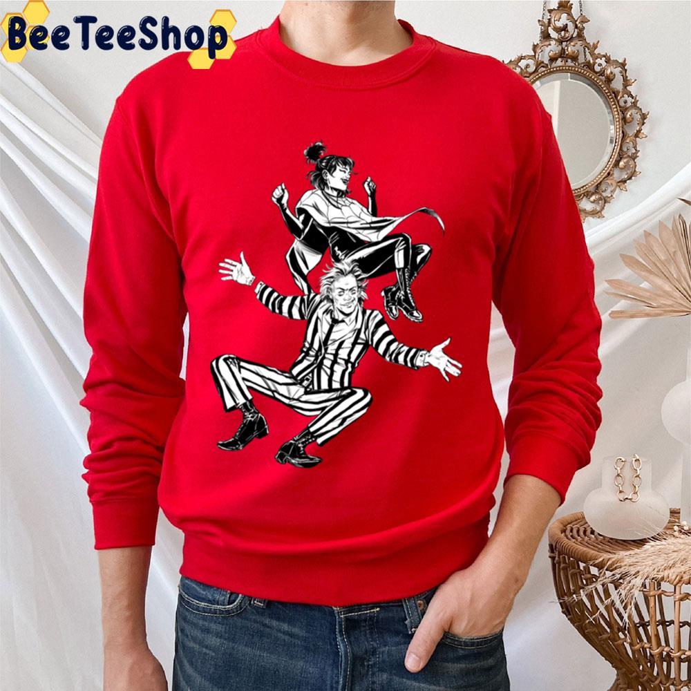 Black And White Beetlejuice Happy Halloween Beeteeshop Trending Unisex T-Shirt Black And White Beetlejuice Happy Halloween Beeteeshop Trending Unisex T-Shirt