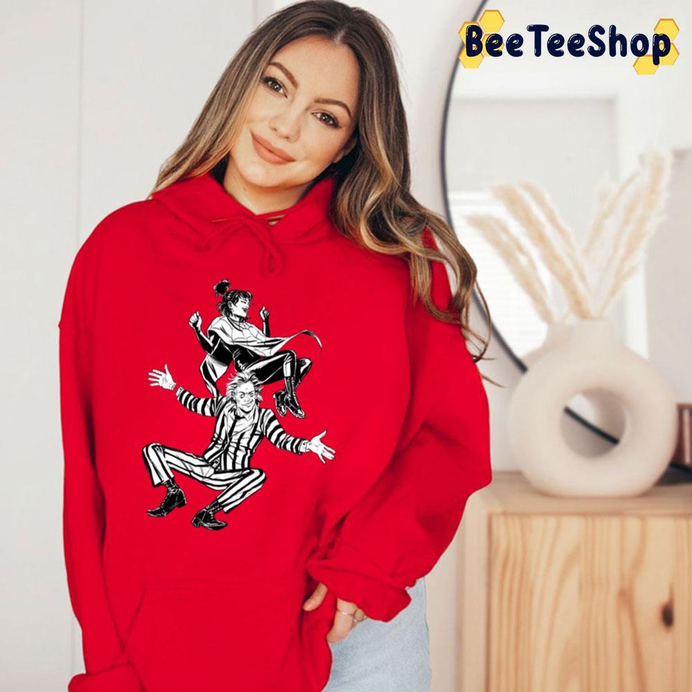 Black And White Beetlejuice Happy Halloween Beeteeshop Trending Unisex T-Shirt Black And White Beetlejuice Happy Halloween Beeteeshop Trending Unisex T-Shirt