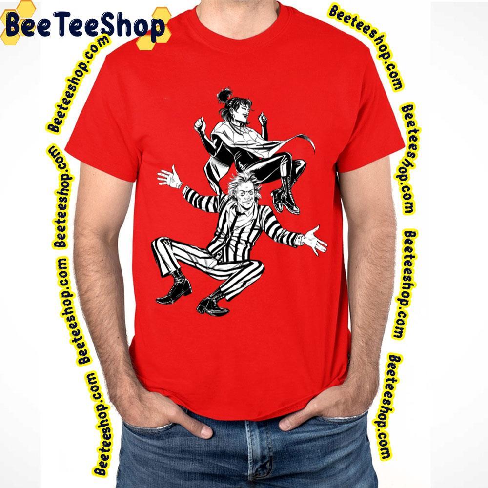 Black And White Beetlejuice Happy Halloween Beeteeshop Trending Unisex T-Shirt Black And White Beetlejuice Happy Halloween Beeteeshop Trending Unisex T-Shirt