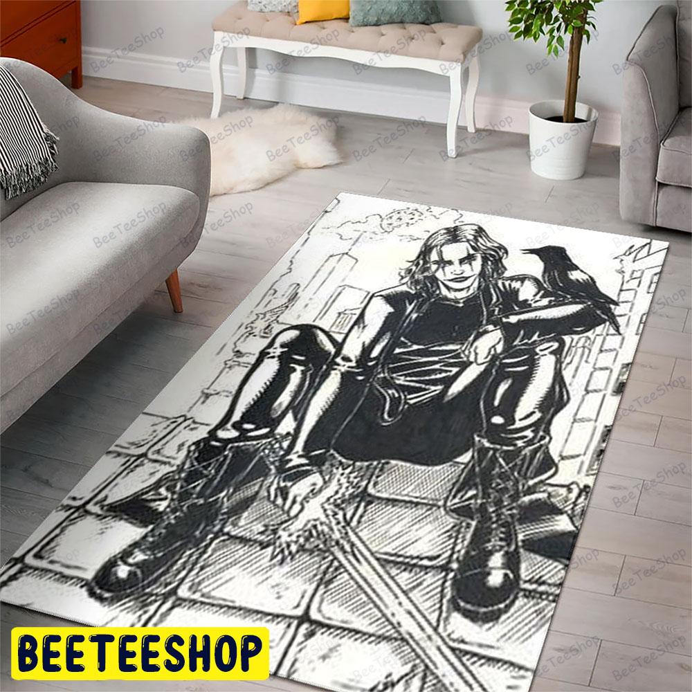 Black Art Top Dollar The Crow Halloween Beeteeshop Rug Rectangle Black Art Top Dollar The Crow Halloween Beeteeshop Rug Rectangle