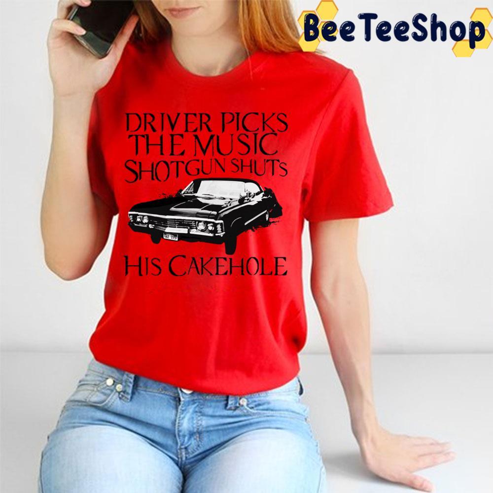 Black Car Driver Picks The Music Supernatural Happy Halloween Beeteeshop Trending Unisex T-Shirt Black Car Driver Picks The Music Supernatural Happy Halloween Beeteeshop Trending Unisex T-Shirt