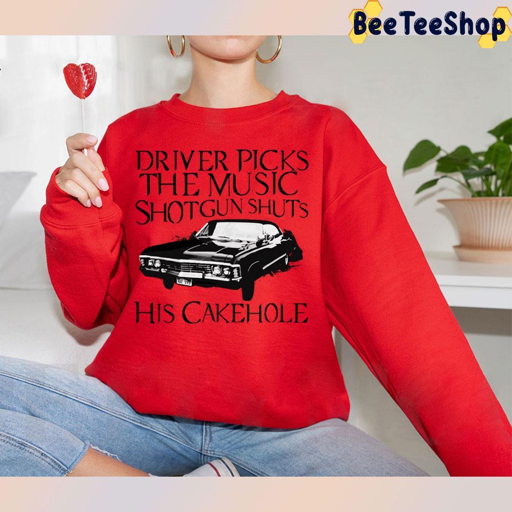 Black Car Driver Picks The Music Supernatural Happy Halloween Beeteeshop Trending Unisex T-Shirt Black Car Driver Picks The Music Supernatural Happy Halloween Beeteeshop Trending Unisex T-Shirt