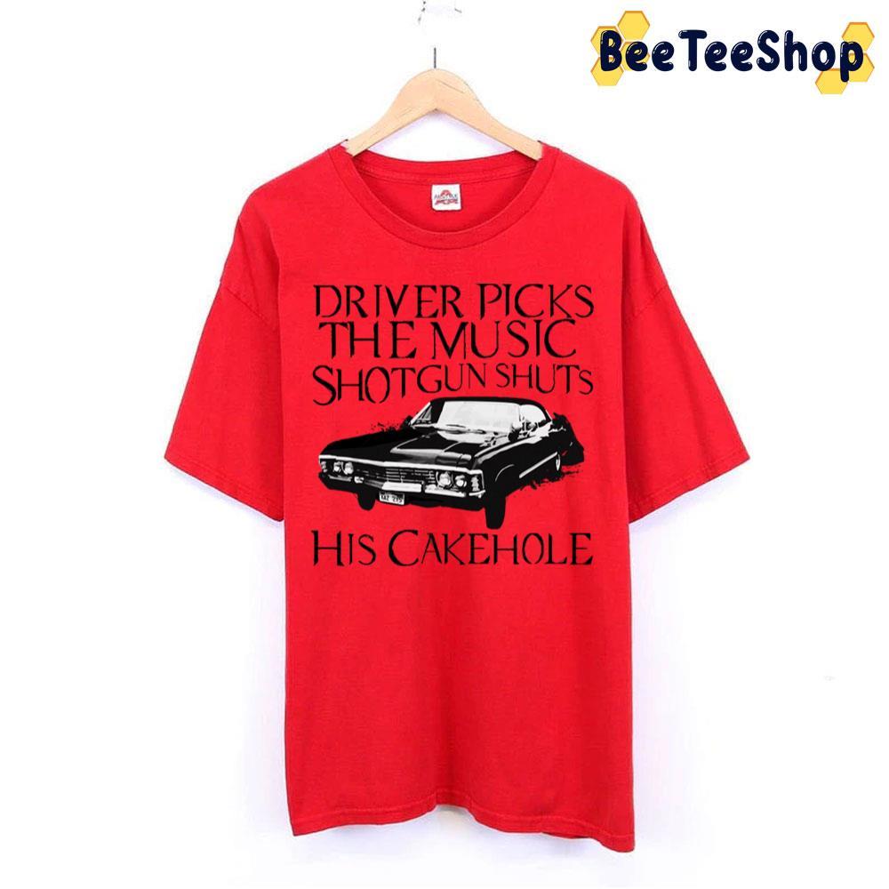 Black Car Driver Picks The Music Supernatural Happy Halloween Beeteeshop Trending Unisex T-Shirt Black Car Driver Picks The Music Supernatural Happy Halloween Beeteeshop Trending Unisex T-Shirt