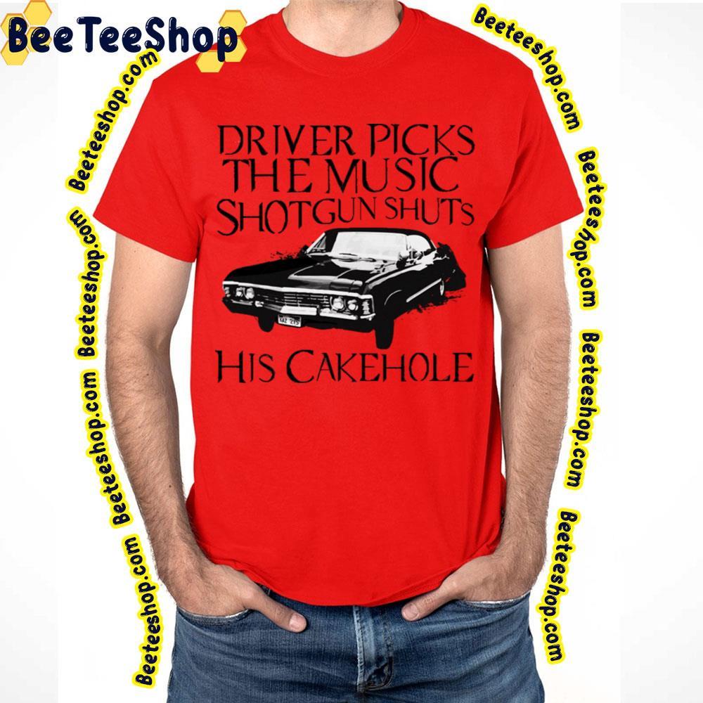 Black Car Driver Picks The Music Supernatural Happy Halloween Beeteeshop Trending Unisex T-Shirt Black Car Driver Picks The Music Supernatural Happy Halloween Beeteeshop Trending Unisex T-Shirt