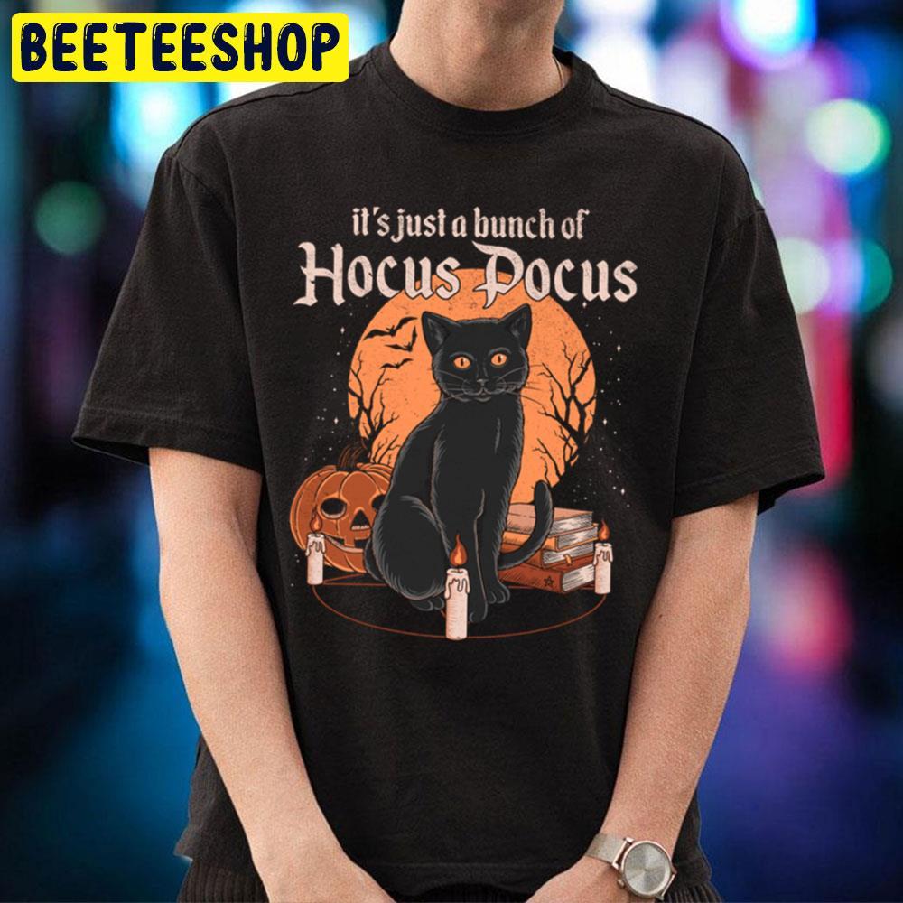 Black Cat Just A Bunch Of Hocus Pocus Happy Halloween Beeteeshop Trending Unisex T-Shirt Black Cat Just A Bunch Of Hocus Pocus Happy Halloween Beeteeshop Trending Unisex T-Shirt