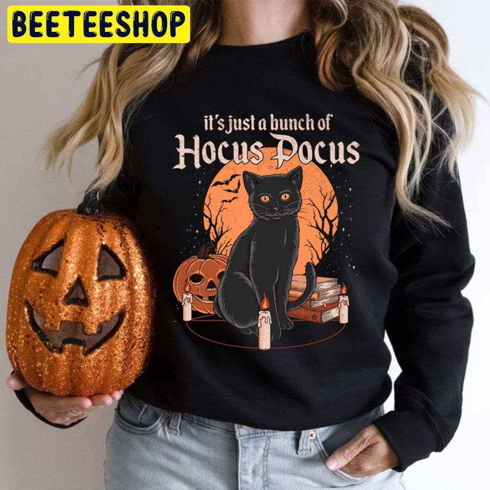 Black Cat Just A Bunch Of Hocus Pocus Happy Halloween Beeteeshop Trending Unisex T-Shirt Black Cat Just A Bunch Of Hocus Pocus Happy Halloween Beeteeshop Trending Unisex T-Shirt