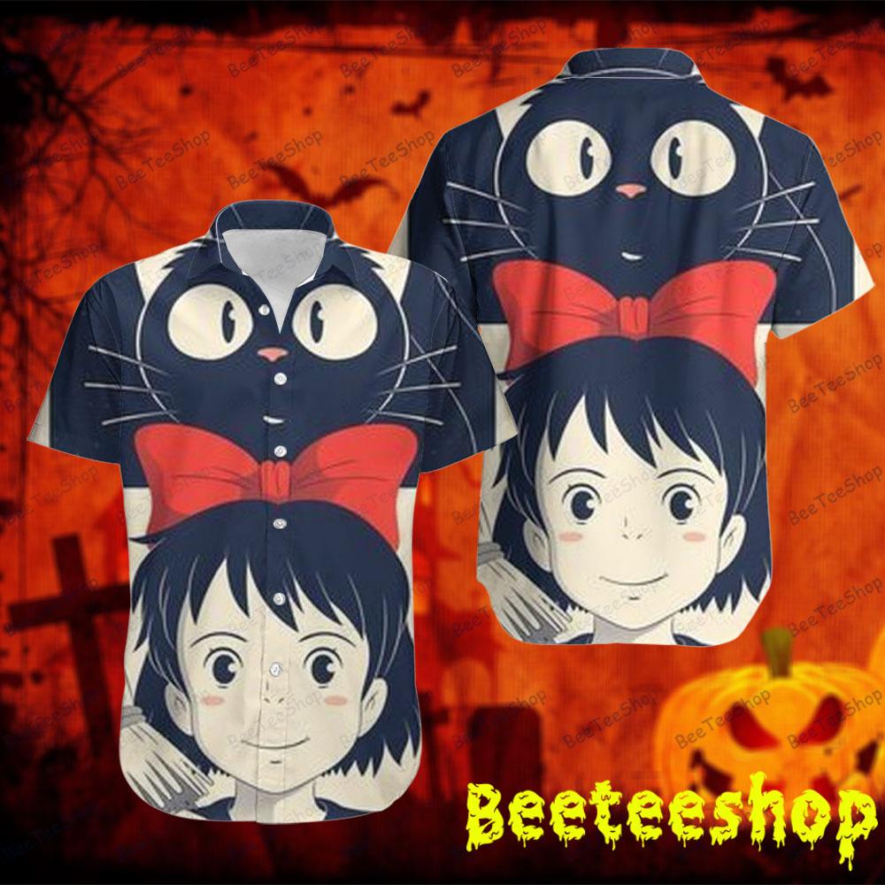 Black Cat Kiki's Delivery Service Halloween Beeteeshop Hawaii Shirt Black Cat Kiki's Delivery Service Halloween Beeteeshop Hawaii Shirt
