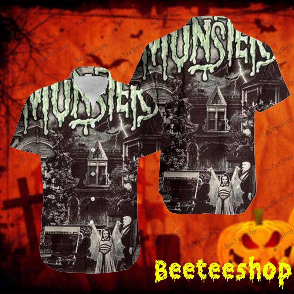 Black Halloween Movie The Munsters Beeteeshop Hawaii Shirt Black Halloween Movie The Munsters Beeteeshop Hawaii Shirt