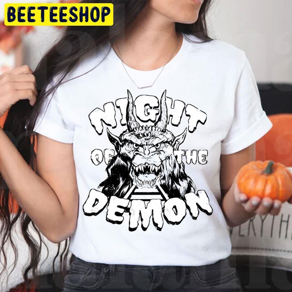 Black Monster Night Of The Demon Happy Halloween Beeteeshop Trending Unisex T-Shirt Black Monster Night Of The Demon Happy Halloween Beeteeshop Trending Unisex T-Shirt