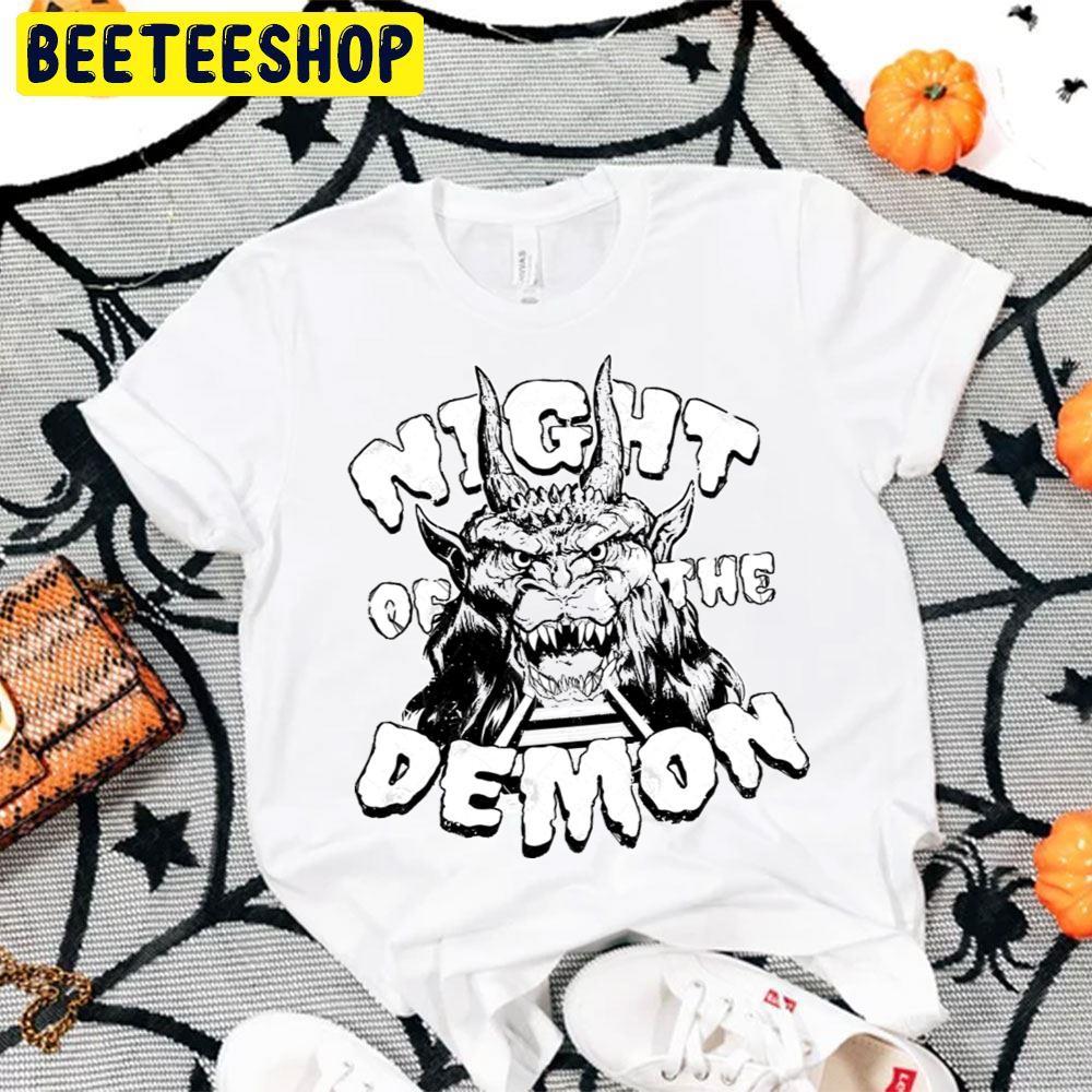 Black Monster Night Of The Demon Happy Halloween Beeteeshop Trending Unisex T-Shirt Black Monster Night Of The Demon Happy Halloween Beeteeshop Trending Unisex T-Shirt