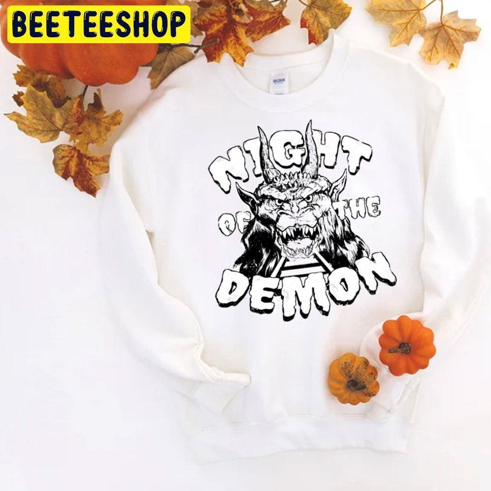 Black Monster Night Of The Demon Happy Halloween Beeteeshop Trending Unisex T-Shirt Black Monster Night Of The Demon Happy Halloween Beeteeshop Trending Unisex T-Shirt