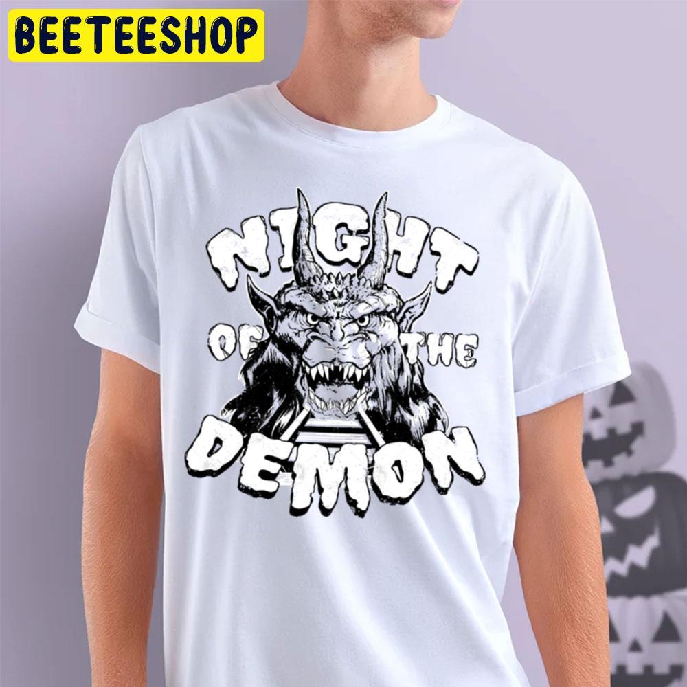 Black Monster Night Of The Demon Happy Halloween Beeteeshop Trending Unisex T-Shirt Black Monster Night Of The Demon Happy Halloween Beeteeshop Trending Unisex T-Shirt