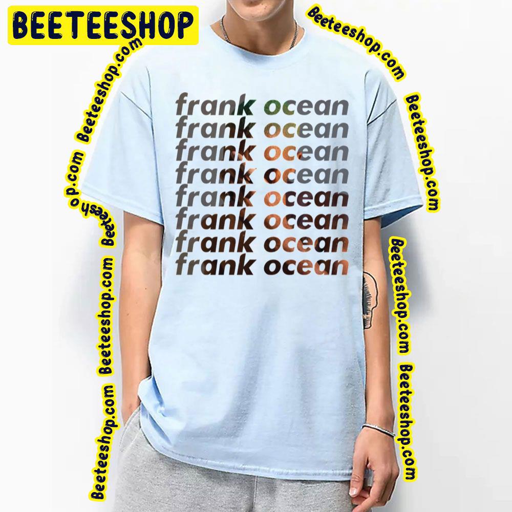 Black Text Frank Ocean Logo Music Trending Unisex T-Shirt Black Text Frank Ocean Logo Music Trending Unisex T-Shirt