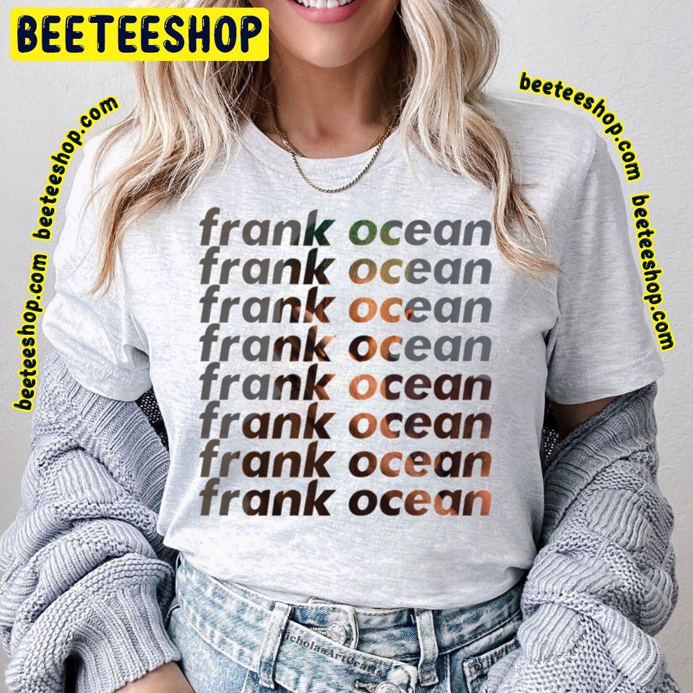 Black Text Frank Ocean Logo Music Trending Unisex T-Shirt Black Text Frank Ocean Logo Music Trending Unisex T-Shirt