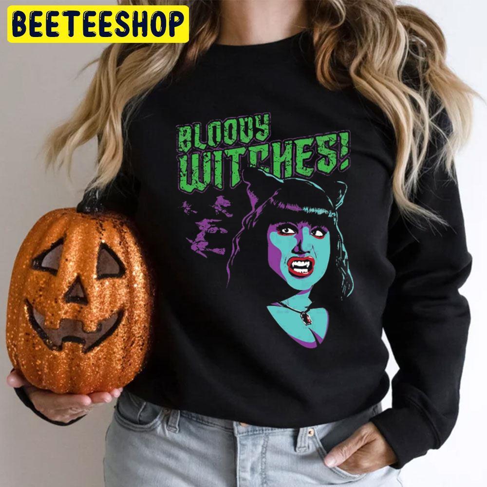 Bloovy The Witches Happy Halloween Beeteeshop Trending Unisex T-Shirt Bloovy The Witches Happy Halloween Beeteeshop Trending Unisex T-Shirt