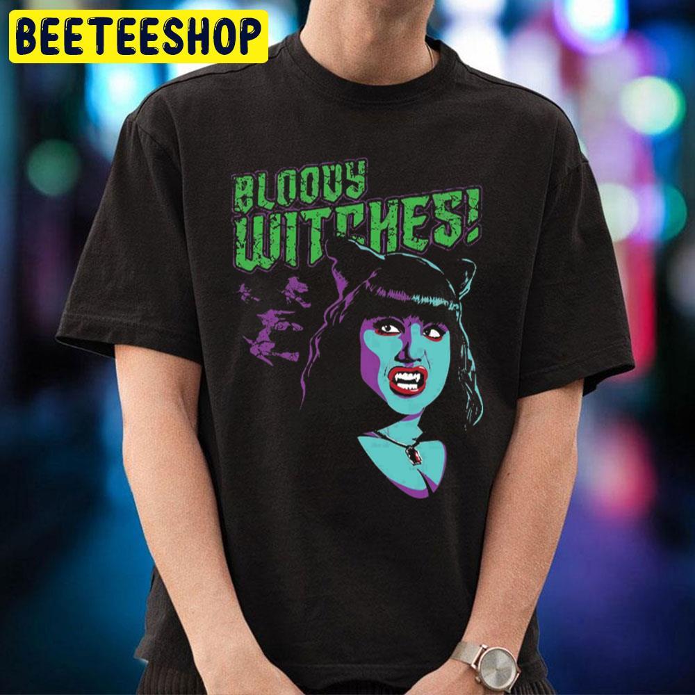 Bloovy The Witches Happy Halloween Beeteeshop Trending Unisex T-Shirt Bloovy The Witches Happy Halloween Beeteeshop Trending Unisex T-Shirt
