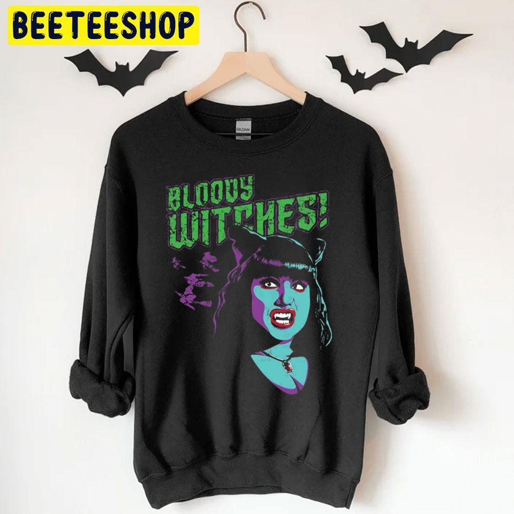Bloovy The Witches Happy Halloween Beeteeshop Trending Unisex T-Shirt Bloovy The Witches Happy Halloween Beeteeshop Trending Unisex T-Shirt