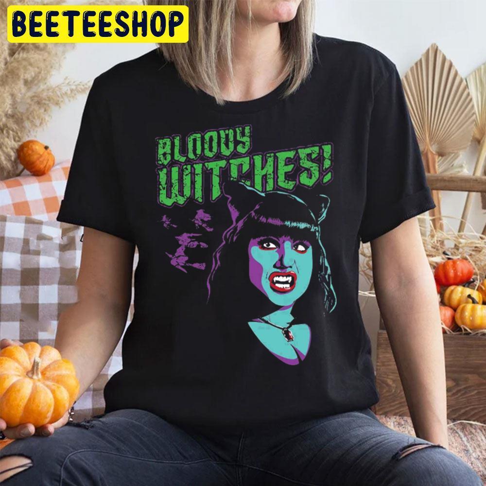 Bloovy The Witches Happy Halloween Beeteeshop Trending Unisex T-Shirt Bloovy The Witches Happy Halloween Beeteeshop Trending Unisex T-Shirt