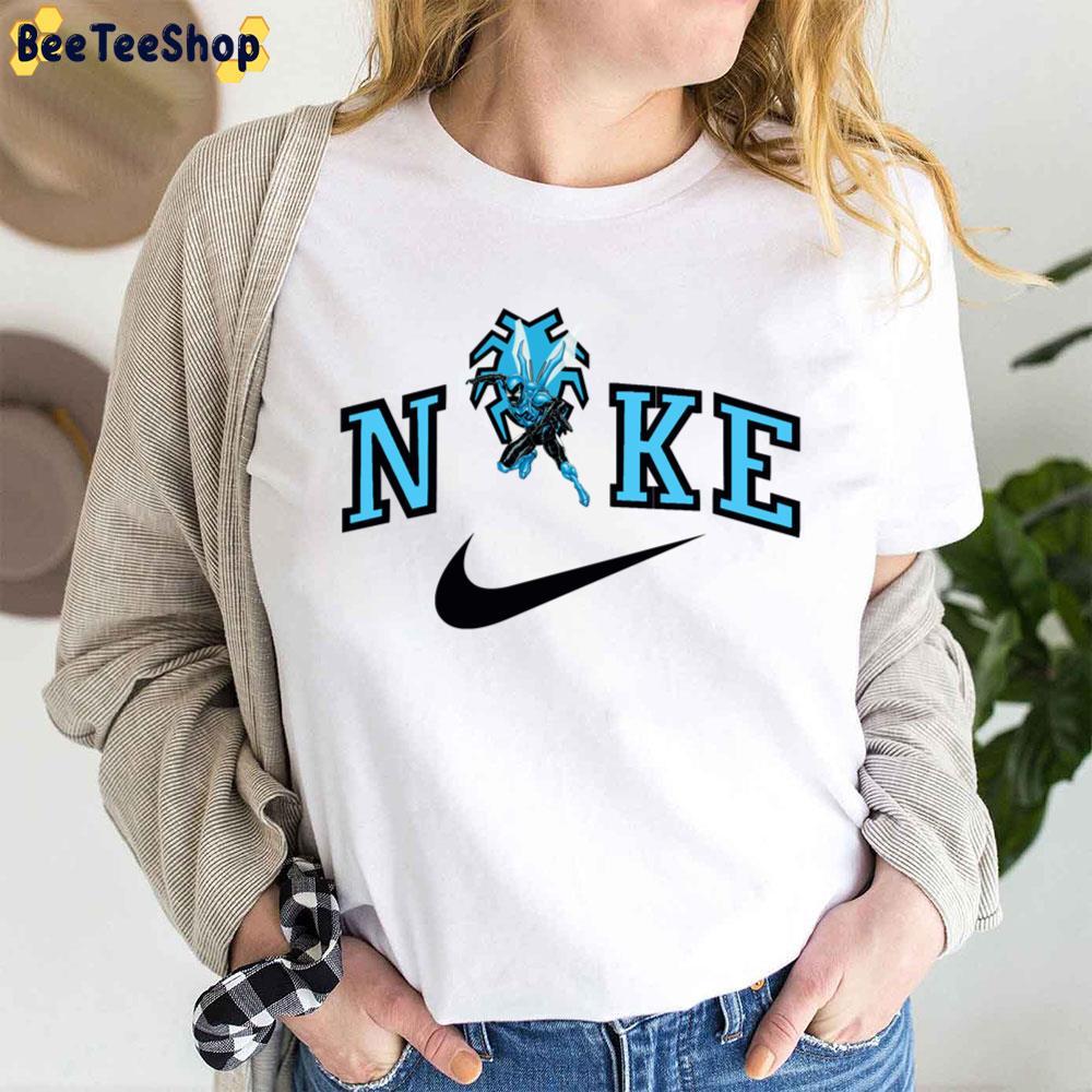 Blue Beetle Logo Mix Nike Beeteeshop Trending Unisex T-Shirt Blue Beetle Logo Mix Nike Beeteeshop Trending Unisex T-Shirt