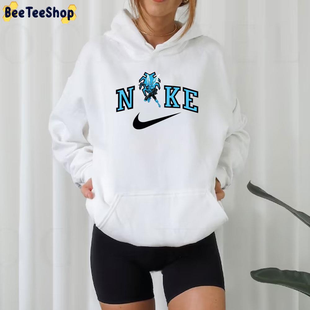 Blue Beetle Logo Mix Nike Beeteeshop Trending Unisex T-Shirt Blue Beetle Logo Mix Nike Beeteeshop Trending Unisex T-Shirt