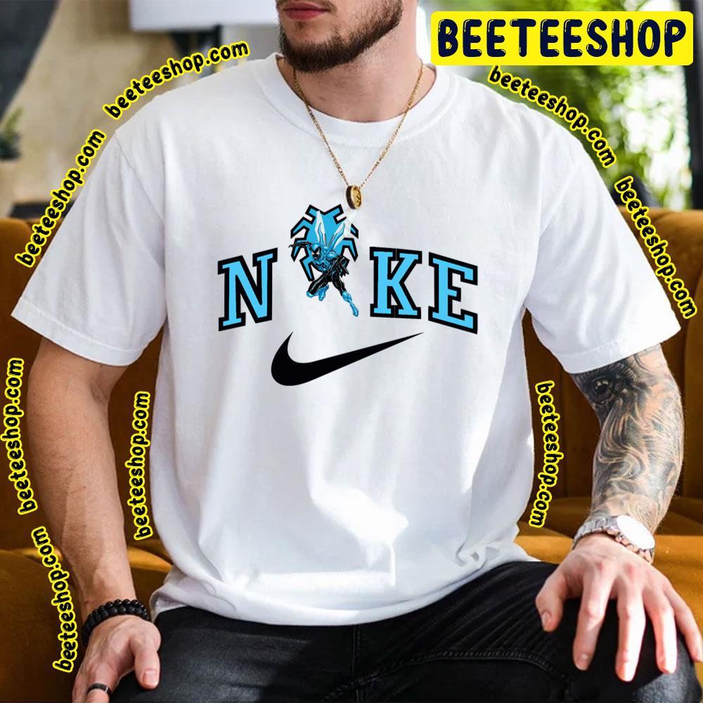 Blue Beetle Logo Mix Nike Beeteeshop Trending Unisex T-Shirt Blue Beetle Logo Mix Nike Beeteeshop Trending Unisex T-Shirt