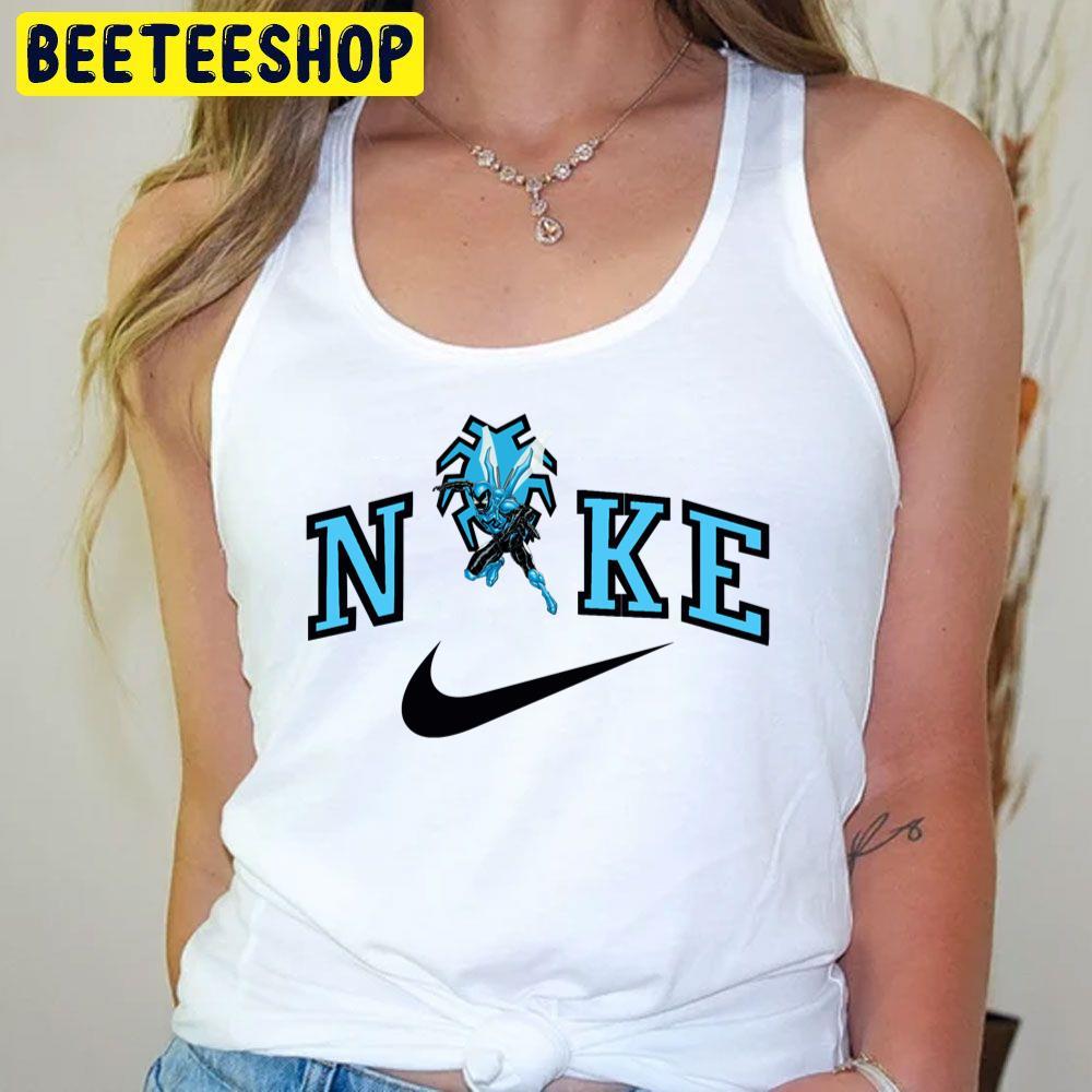 Blue Beetle Logo Mix Nike Beeteeshop Trending Unisex T-Shirt Blue Beetle Logo Mix Nike Beeteeshop Trending Unisex T-Shirt