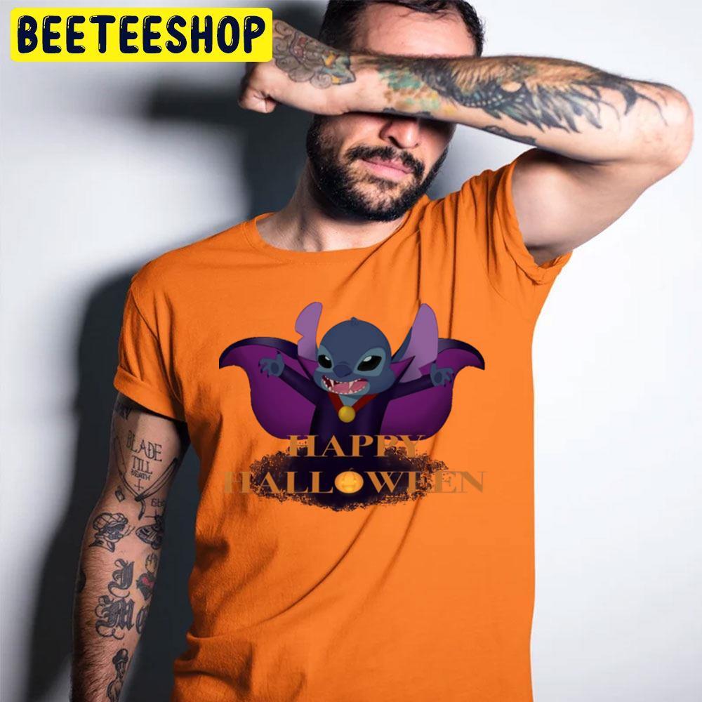 Blue Vire Alien Stitch Happy Halloween Beeteeshop Trending Unisex T-Shirt Blue Vire Alien Stitch Happy Halloween Beeteeshop Trending Unisex T-Shirt