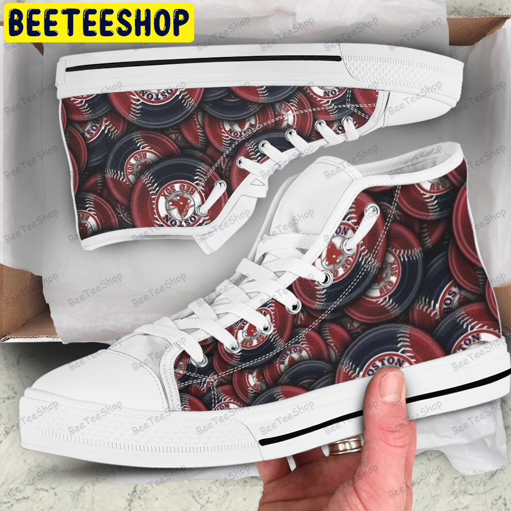 Boston Red Sox 22 American Sports Teams Adults High Top Canvas Shoes Boston Red Sox 22 American Sports Teams Adults High Top Canvas Shoes