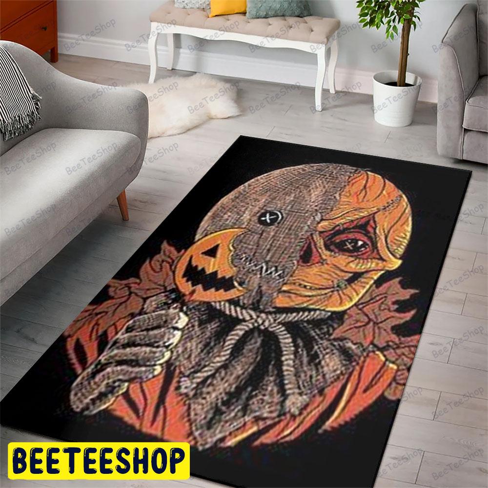 Candy Pumpkin Trick 'R Treat Halloween Beeteeshop Rug Rectangle Candy Pumpkin Trick 'R Treat Halloween Beeteeshop Rug Rectangle
