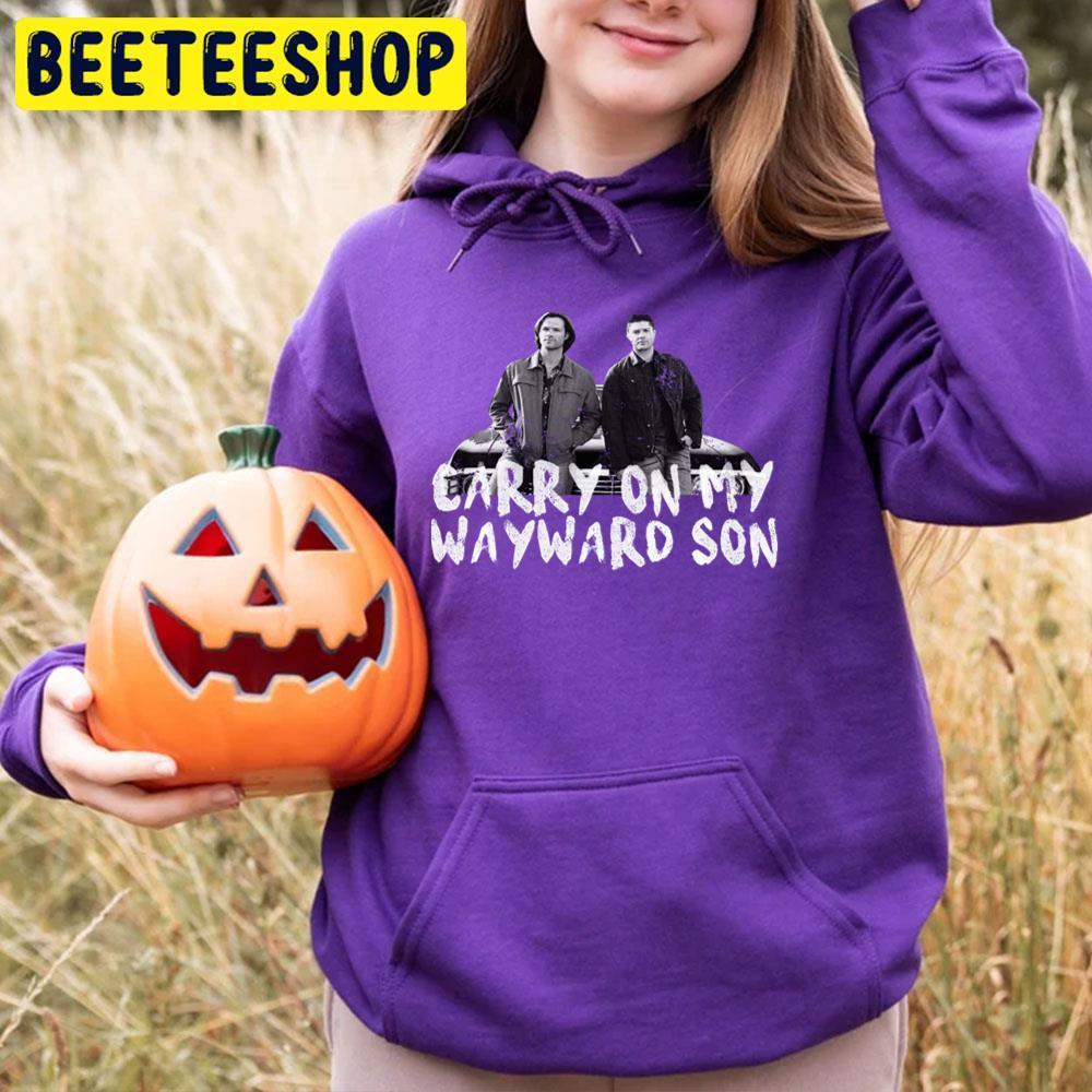 Carry On My Wayward Son Supernatural Happy Halloween Beeteeshop Trending Unisex T-Shirt Carry On My Wayward Son Supernatural Happy Halloween Beeteeshop Trending Unisex T-Shirt