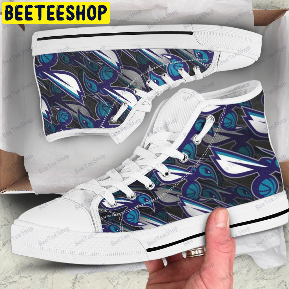 Charlotte Hornets 23 American Sports Teams Adults High Top Canvas Shoes Charlotte Hornets 23 American Sports Teams Adults High Top Canvas Shoes